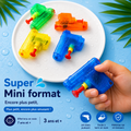 4-Pack Mini Water Guns — Assorted Colors